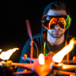 dall%c2%b7e-2022-12-29-15-33-54-une-groupe-de-gamer-pilote-de-drone-en-flamme-portant-des-lunettes-fpv-du-futur-et-lumineuse-et-une-radio-commande-a-4-axes-cyborg